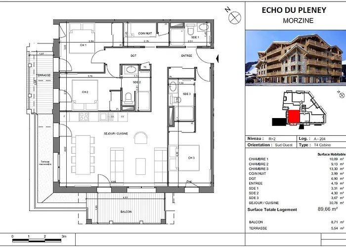 Echo Du Pleney A204 Διαμέρισμα *